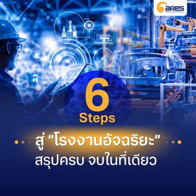 6 Steps ปรับการทำงานสู่ “โรงงานอัจฉริยะ” สรุปครบ จบในที่เดียว
