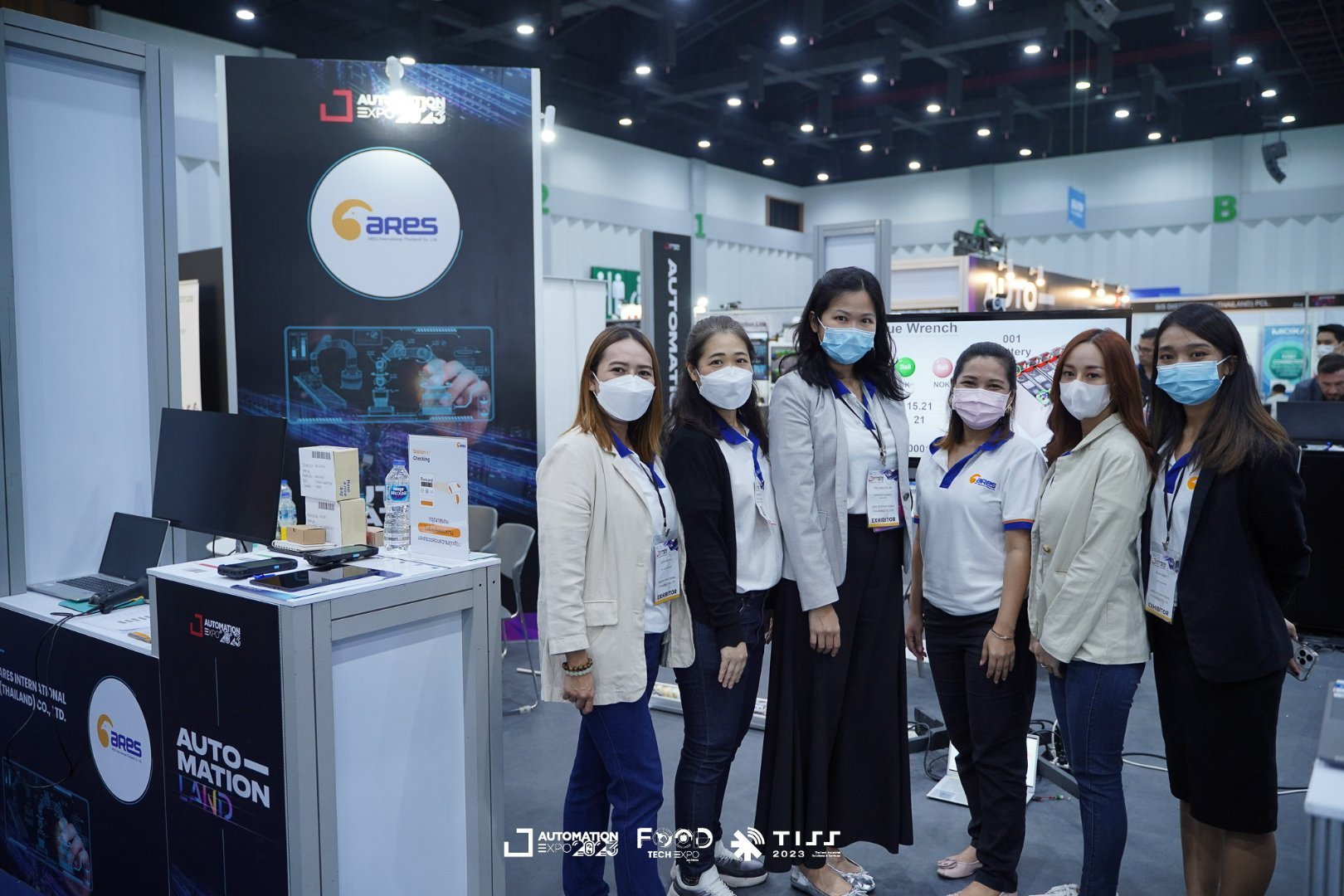 บรรยากาศของบริษัท ARES ในงาน Automation Expo 2023