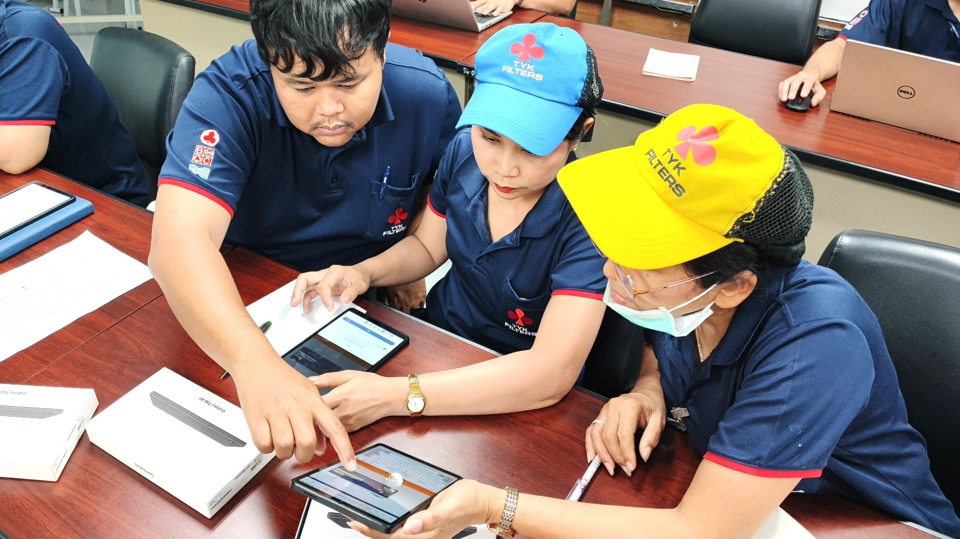 Training Session on the MES CiMES System for TYK Filters Co., Ltd.